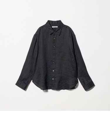 麻 レギュラーカラー シャツ ウォッシャブル