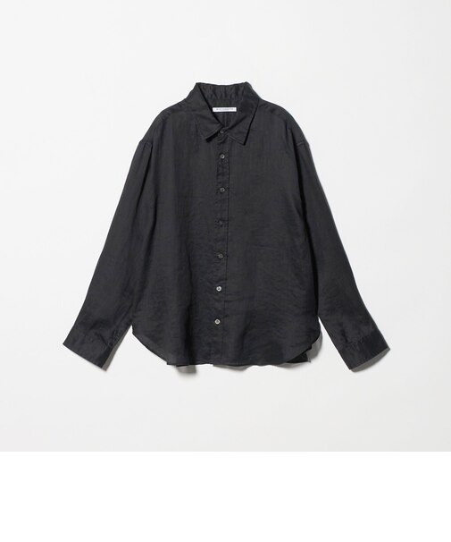 麻 レギュラーカラー シャツ ウォッシャブル