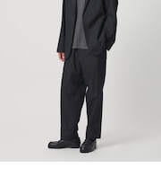 KOMATSU PACK 1プリーツ イージー ワイド テーパード パンツ NO.9 セットアップ対応 撥水 ウォッシャブル