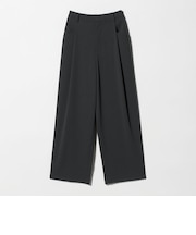 ポリエステルブレンド バックゴム ワイドパンツ ウォッシャブル