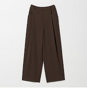 ポリエステルブレンド バックゴム ワイドパンツ ウォッシャブル