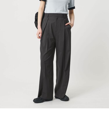 2タック ワイドパンツ 吸水速乾 防シワ