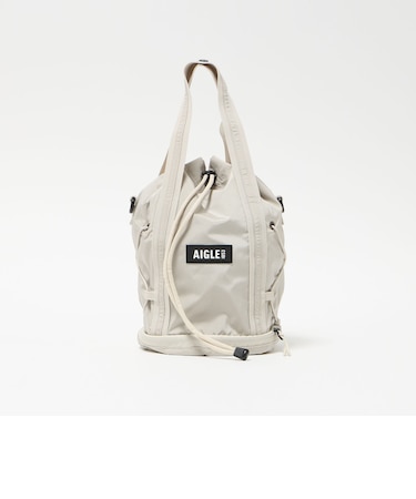 ＜AIGLE＞コンパクト 2WAY ドロストバッグ
