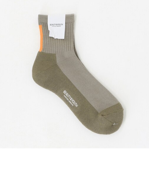 バック ライン クウォーター ソックス