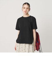 コットン天竺 ラウンドヘム Tシャツ