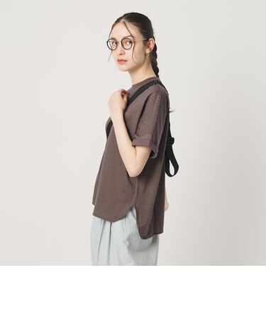 コットン天竺 ラウンドヘム Tシャツ