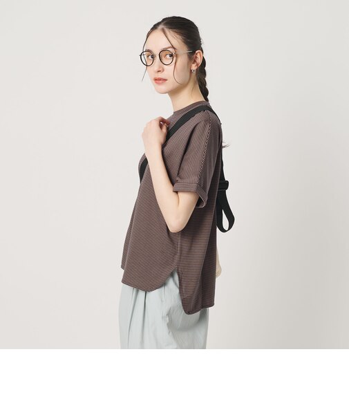 コットン天竺 ラウンドヘム Tシャツ