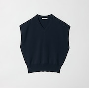 フルニードル フレンチスリーブ ニットプルオーバー ウォッシャブル