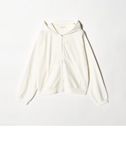 コットン UVカット ジップパーカー