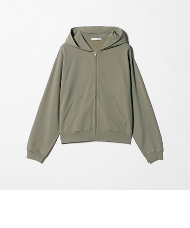 コットン UVカット ジップパーカー