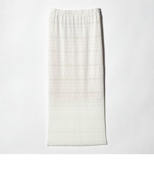 レースプリーツ タイトスカート ウォッシャブル