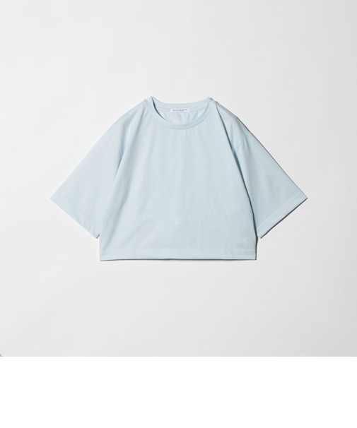 コットンポリエステル クロップド Tシャツ