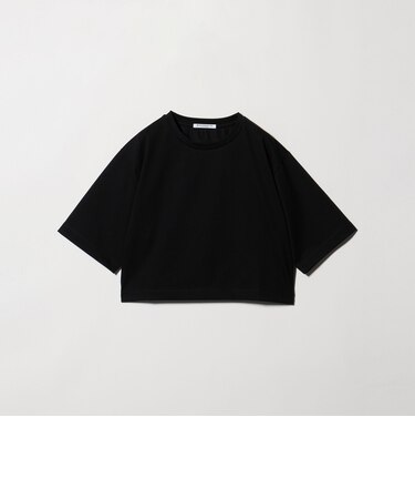 コットンポリエステル クロップド Tシャツ