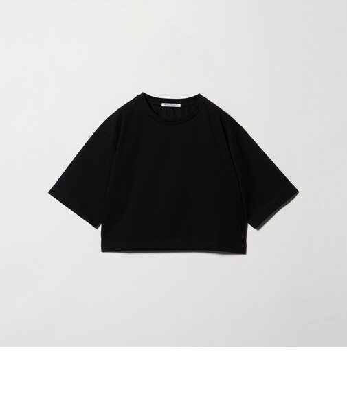 コットンポリエステル クロップド Tシャツ