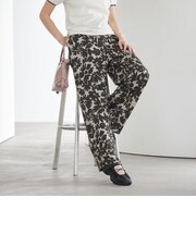 フラワープリント イージーパンツ ウォッシャブル