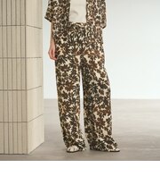 フラワープリント イージーパンツ ウォッシャブル