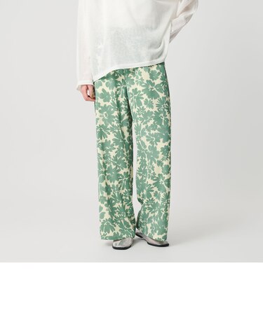 フラワープリント イージーパンツ ウォッシャブル