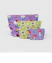 ＜BAGGU×Sanrio＞GO POUCH Hello Kitty and Friends Florals/3P