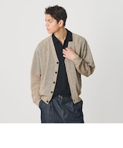 アイレットパターン シアー カーディガン