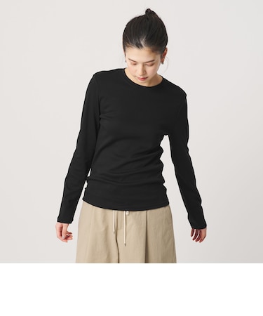 オーガニックコットンフライス ロングスリーブTシャツ