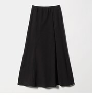 麻ブレンド バイアス フレアスカート ウォッシャブル