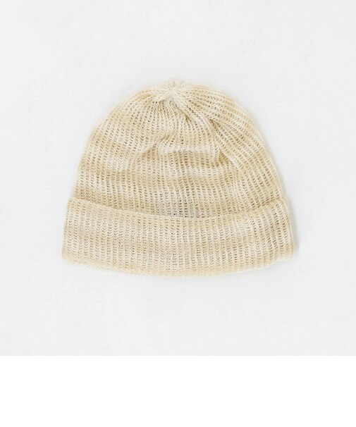 ＜RACAL＞シアー メッシュ ニットキャップ