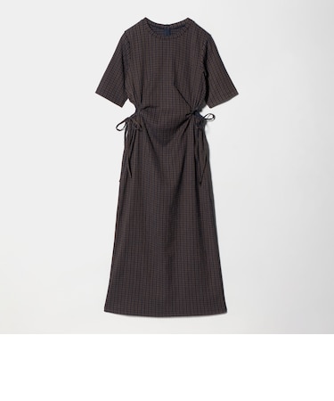 サイドホール ショートスリーブ ワンピース