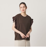 ＜dahl’ia＞フリルスリーブ Tシャツ
