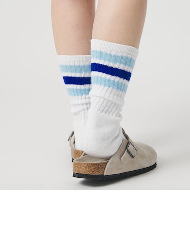 ＜THE RAILROAD SOCK＞ラインソックス 2Pセット