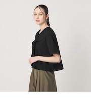 ソリッド&ストライプ ラッフル シャツブラウス ウォッシャブル