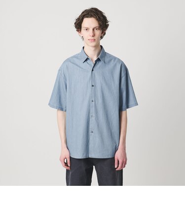 4オンス ストライプ デニム シャツ