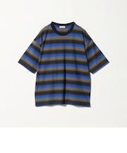 オンブレ ボーダー クルーネック Tシャツ