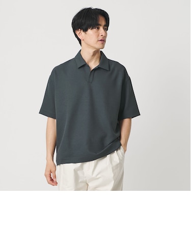 フュージョン ツイル スキッパー Tシャツ UVカット 透け防止 ストレッチ