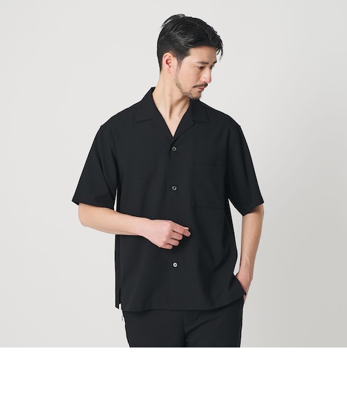 【WEB限定 WARDROBE SMART】 Reflax オープンカラー シャツ
