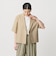 【WEB限定 Wardrobe DAILY MINIMAL】メランジ ハーフスリーブジャケット ウォッシャブル