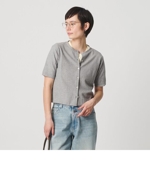 【WEB限定】ラメ ショートスリーブカーディガン