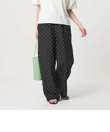 【WEB限定 Wardrobe DAILY MINIMAL】ドビードット イージーパンツ ウォッシャブル