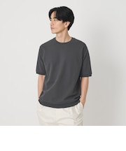 ライト ダブルフェイス ジオメ クルーネック Tシャツ 抗菌防臭