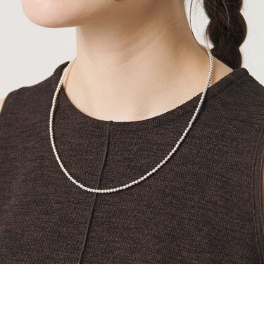 ＜ERICKA NICOLAS BEGAY＞SHINY 3mmボール ネックレス/50cm