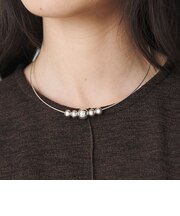 <ERICKA NICOLAS BEGAY>SHINY 5ボール ネックレス