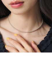 ＜ERICKA NICOLAS BEGAY＞SHINY 3mmボール ネックレス/35cm