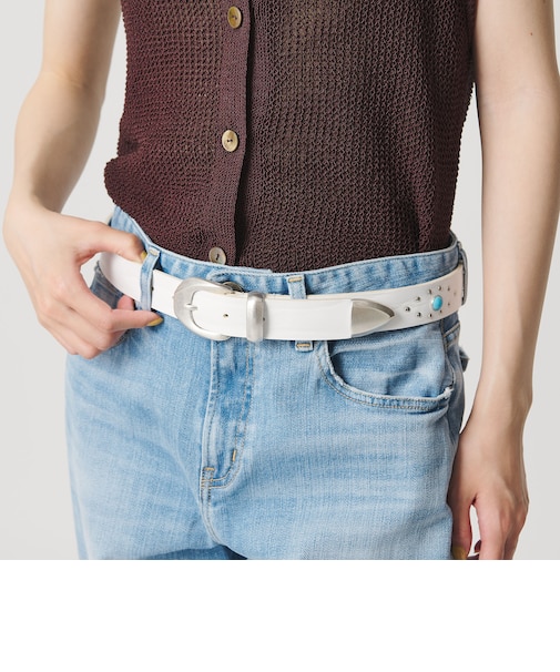 ＜MANCINI 1979＞スタッズ ベルト