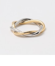 ミックスカラー クロス リング