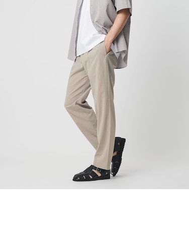 ソアロン 1プリーツ テーパード イージー パンツ NO.5