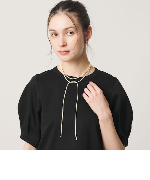 コード×メタルパーツ チョーカー ネックレス