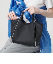 ナイロン ボールチェーン ミドル 2WAY トートバッグ はっ水