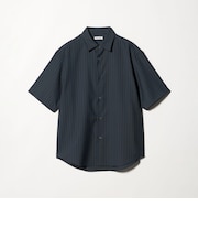 尾州 ストライプ レギュラー ショートスリーブ シャツ GRANDE TAPERD型 ウォッシャブル MADE IN JAPAN