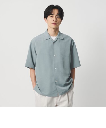 シルキータッチ ナロー オープンカラー シャツ FORM型