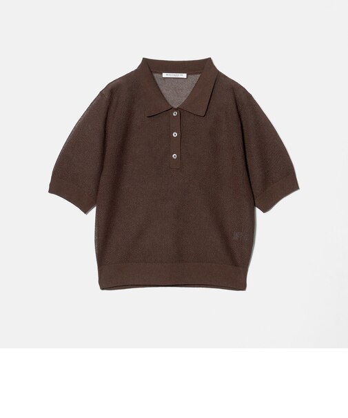 メッシュ ポロニット プルオーバー ウォッシャブル