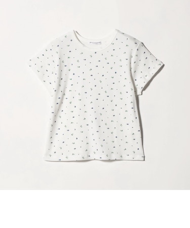 フラワー ワッフル ショートスリーブTシャツ